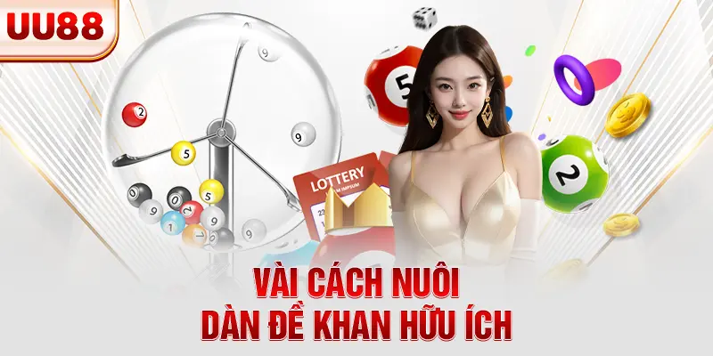 Vài cách nuôi dàn đề khan hữu ích Vài cách nuôi dàn đề khan hữu ích